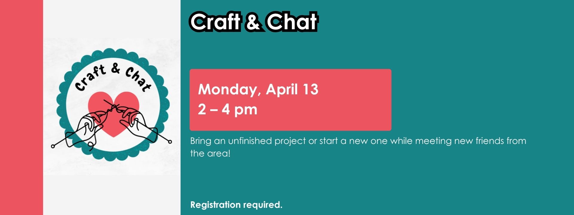 Craft & Chat April 13